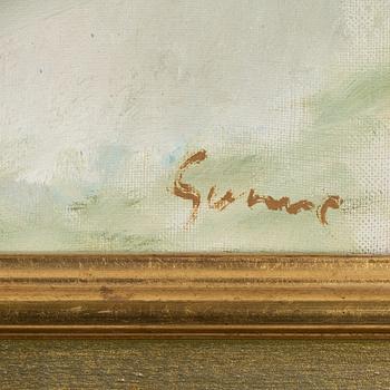 Carl Gunne, oil on canvas, signed.