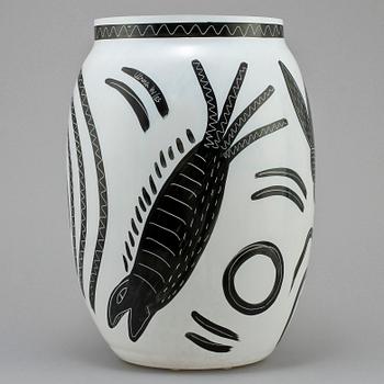 VAS, glas, Ulrica Hydman-Vallien, Kosta Boda, 1900-talets fjärde kvartal.