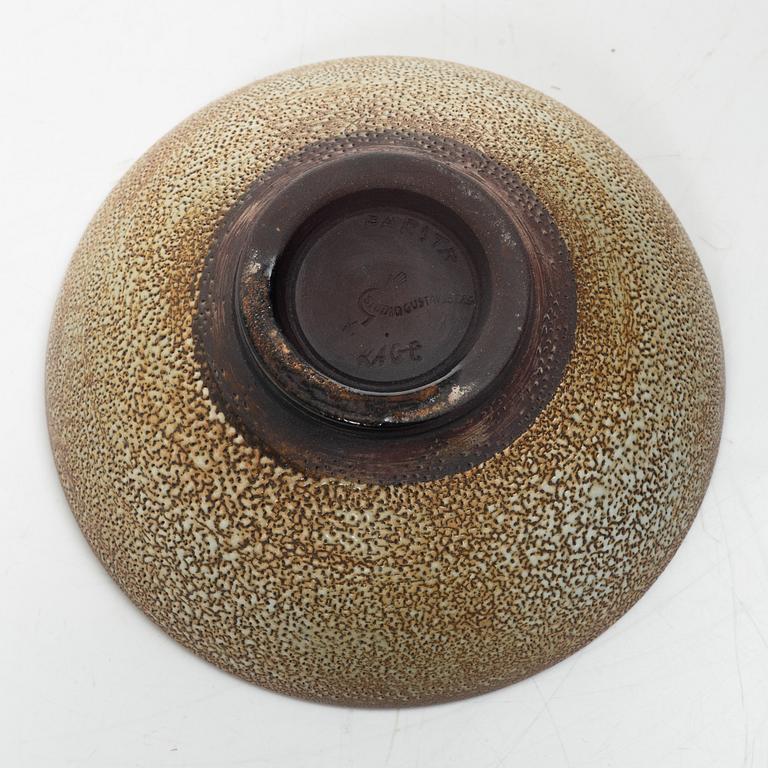 Wilhelm Kåge, a Farsta stoneware bowl, Gustavsberg Studio 1954.