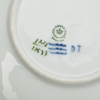 KAFFESERVIS, 35 delar, "Vifte Blå", Royal Copenhagen.