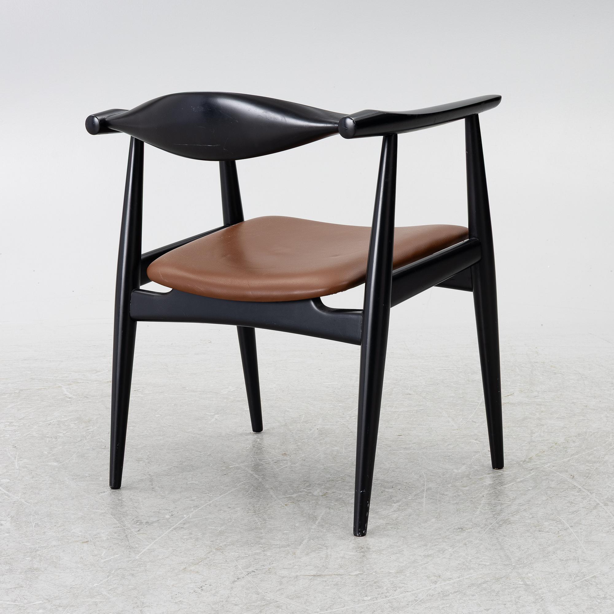 Hans J. Wegner, Armchair CH 35, Carl Hansen, Odense, Denmark.