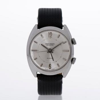 LOUIS ROSSEL NEUHATEL, Alarm, armbandsur, 35 mm.