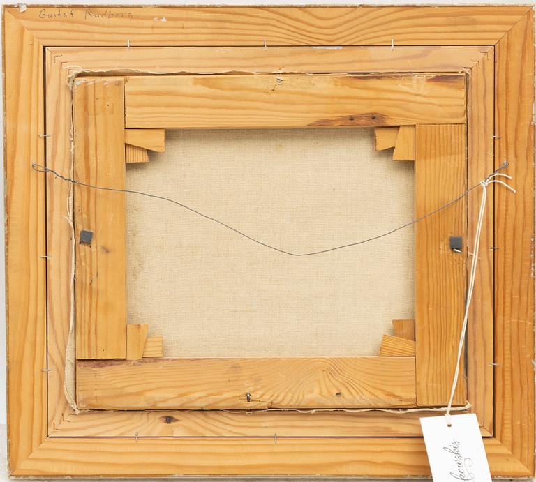 Gustav Rudberg, Hamnmotiv gråskala.