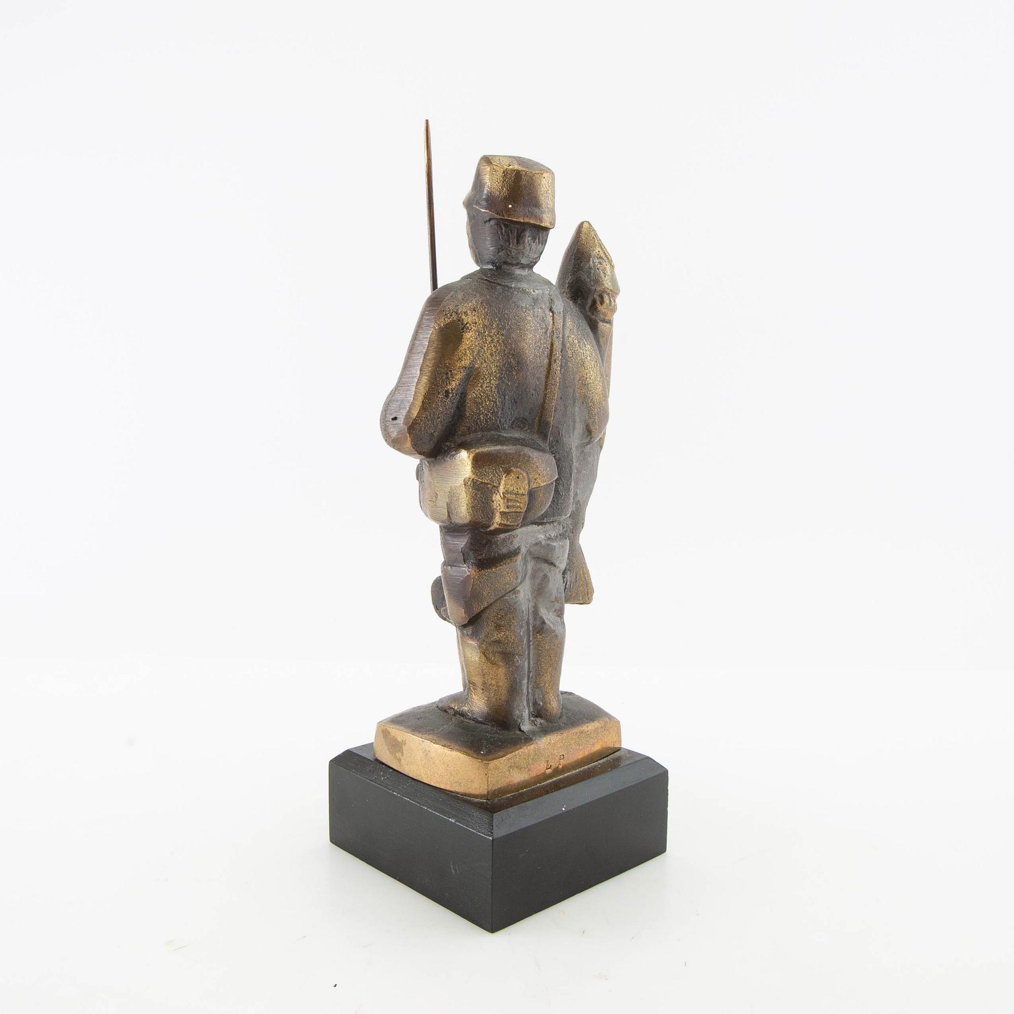 Sculpture Fisherman Borås foundry.