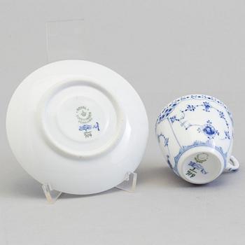 A COFFEE-SERVICE, 19 parts (12+6+1), porcelain, Royal Copenhagen, Denmark.