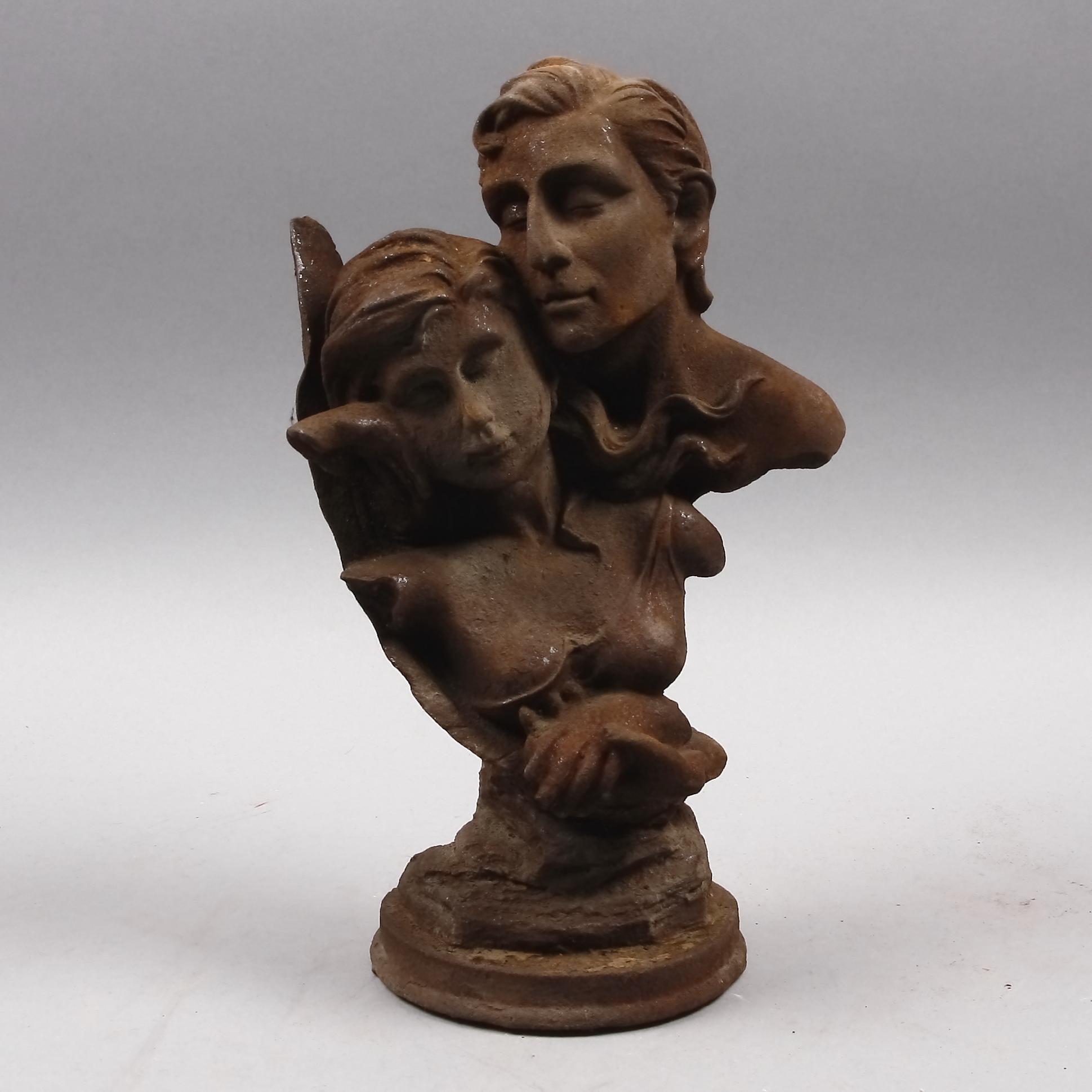 SKULPTUR, järn, sent 1900-tal/2000-tal.