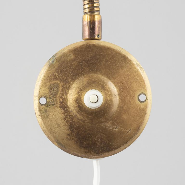 Boréns, wall lamps, 3 pcs, Borås, circa mid-20th century.