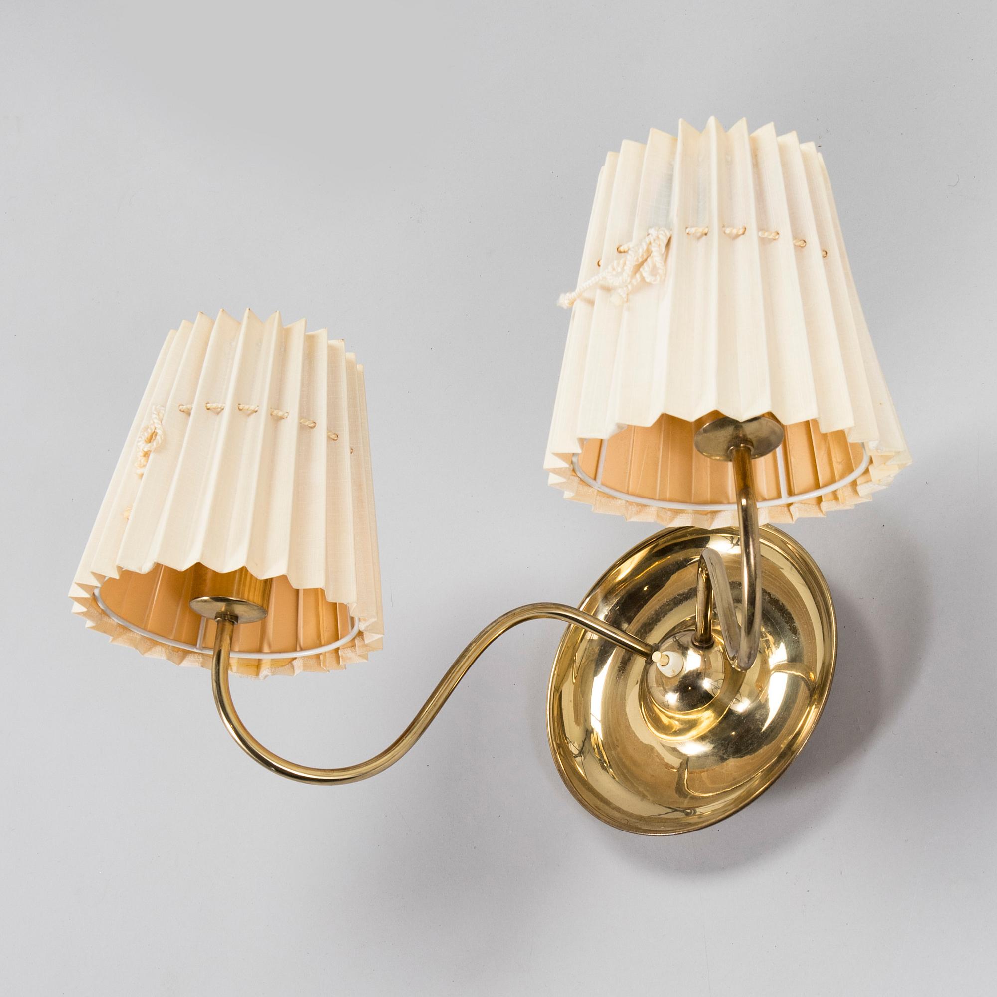 Josef Frank, vägglampa, modell 2565, Firma Svenskt Tenn.