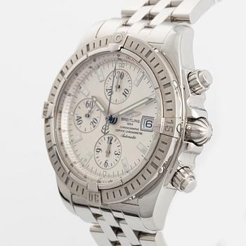 Breitling, Chronomat Evolution, chronograph, wristwatch, 43,7 mm.