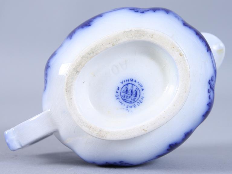 SERVIS, 100 delar, flintgods, "Vinranka", Arhur Percy, Gefle.