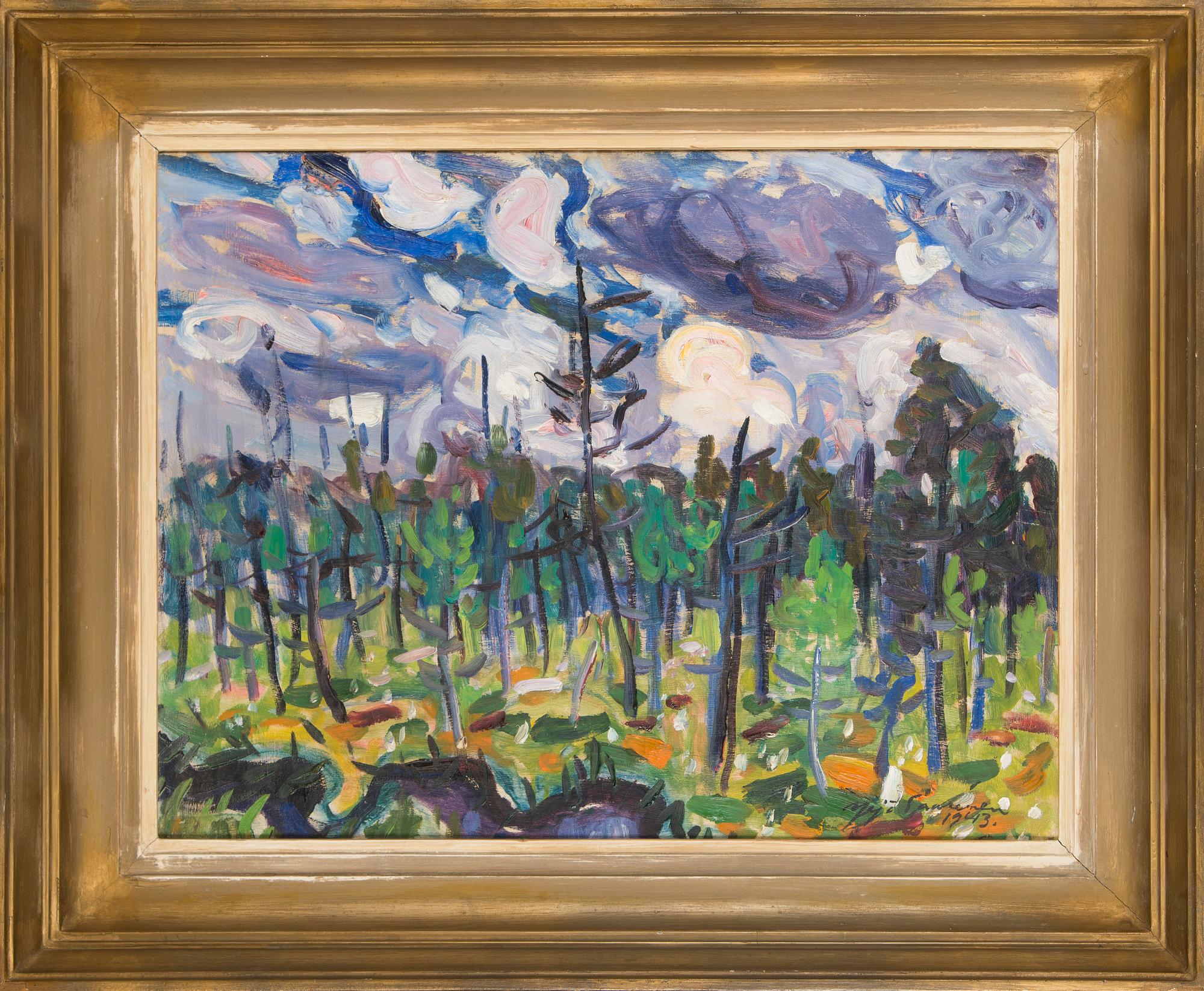 Yrjö Saarinen, Uhkaavat pilvet.