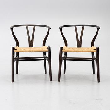 Hans J. Wegner, A pair, Y Chair / CH 24, Carl Hansen & Søn, Denmark.