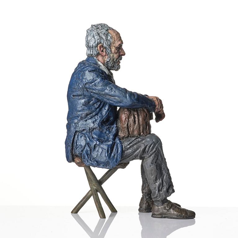 Sean Henry, "Maquette for Seated Figure".