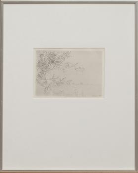 GUNNAR NORRMAN, blyerts signerad 1987.