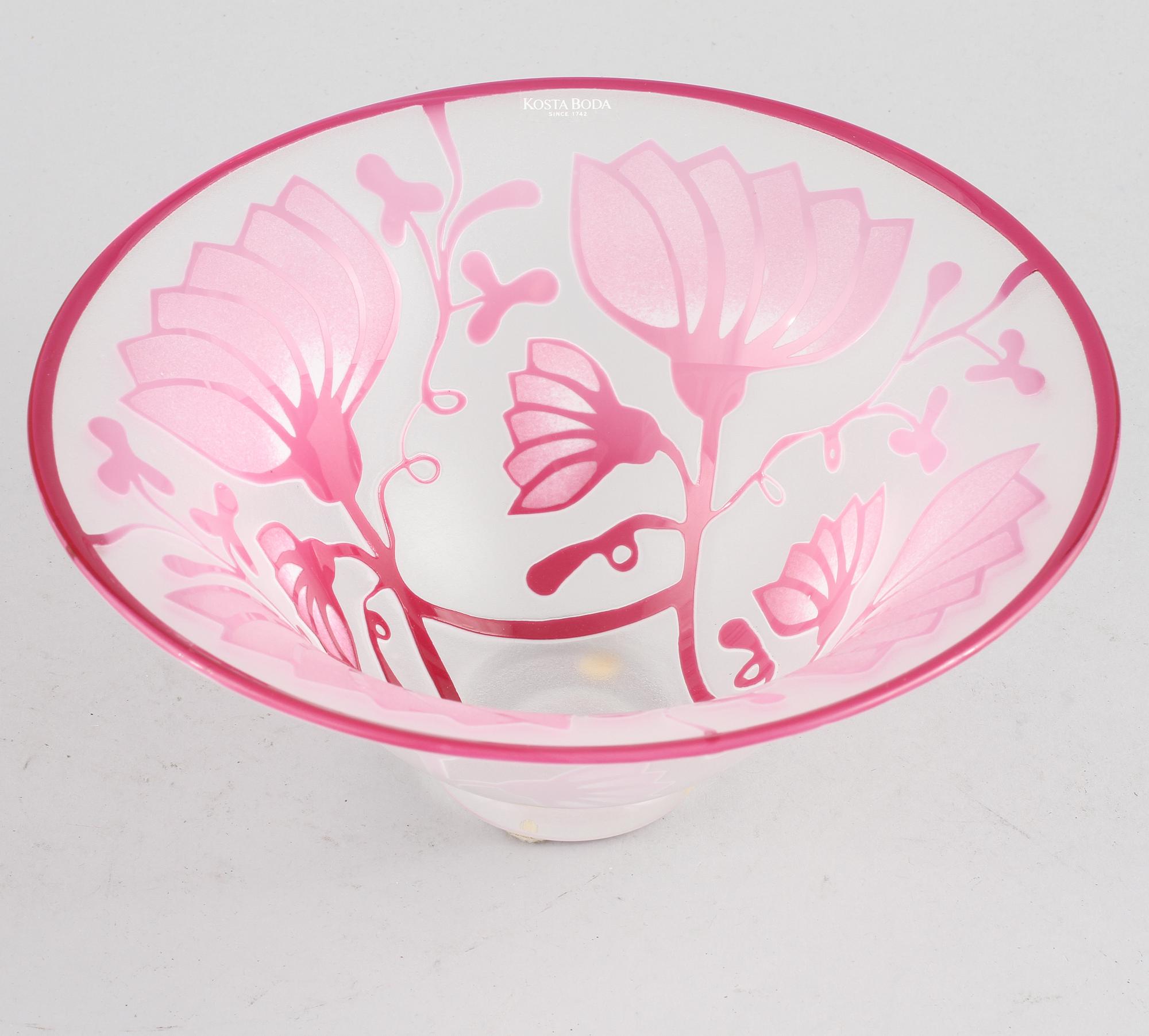 SKÅL, glas, Bertil Vallien, Kosta Boda.