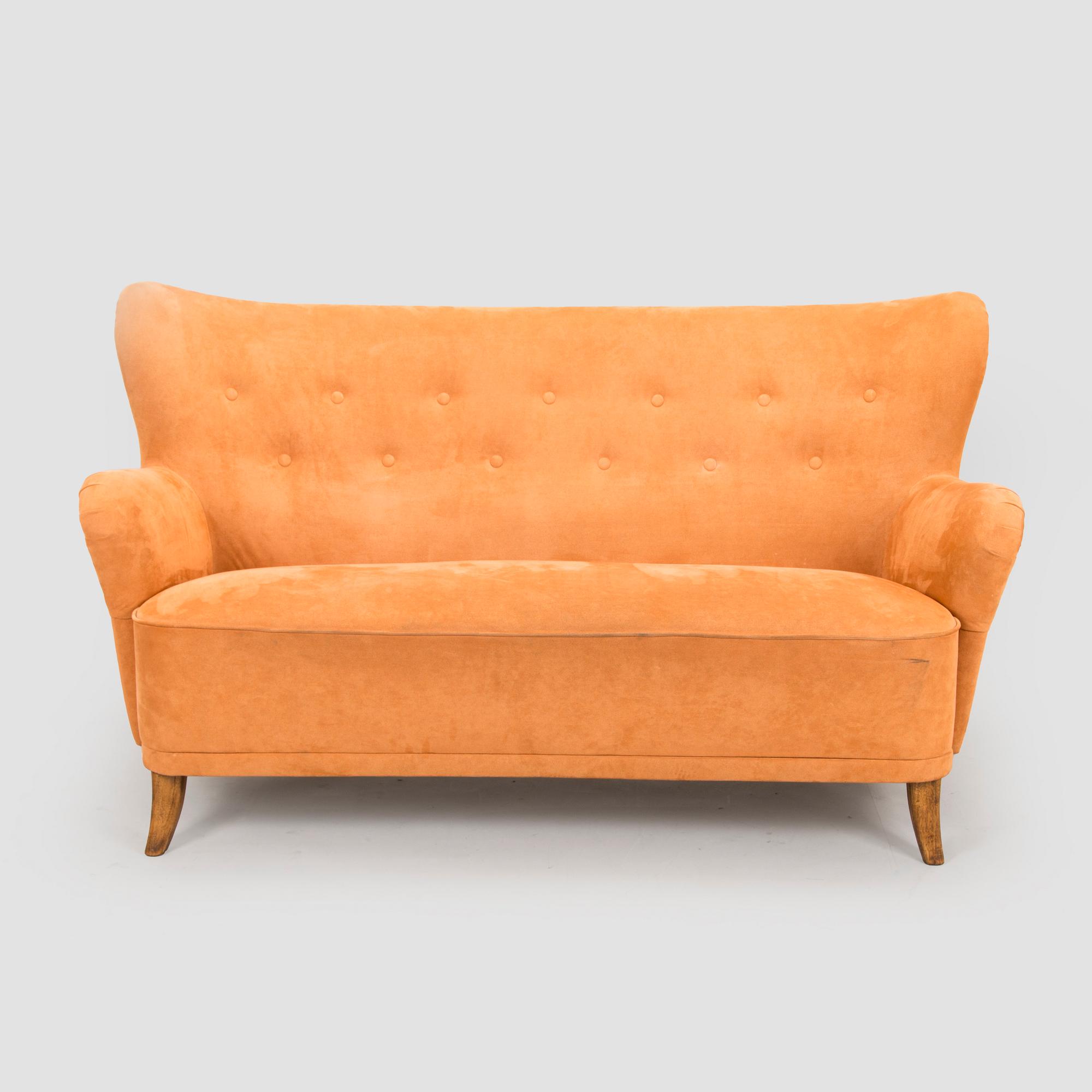 A mid-20th century sofa.