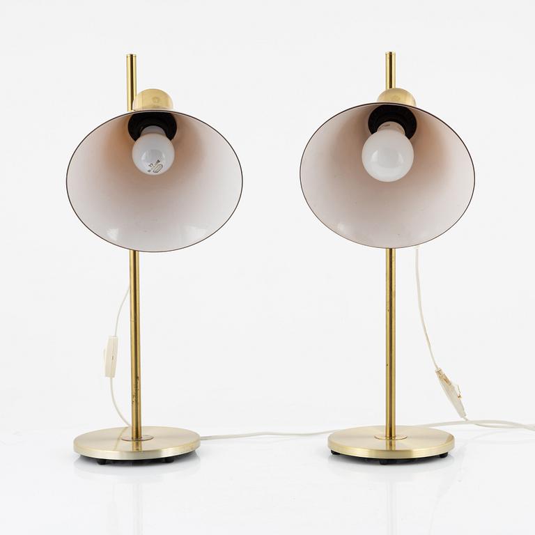 A pair of model 6411 table lights, Falkenbergs Belysning.