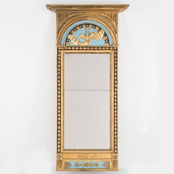 An early 19th century late Gustavian mirror.