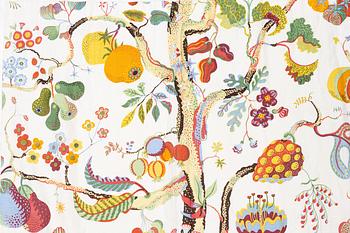 Josef Frank, a 'Vegetable Tree' curtain, Svenskt Tenn.