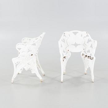 TRÄDGÅRDSGRUPP, 4 delar, mestadels Melins, Anderstorp, 1900-talets slut.