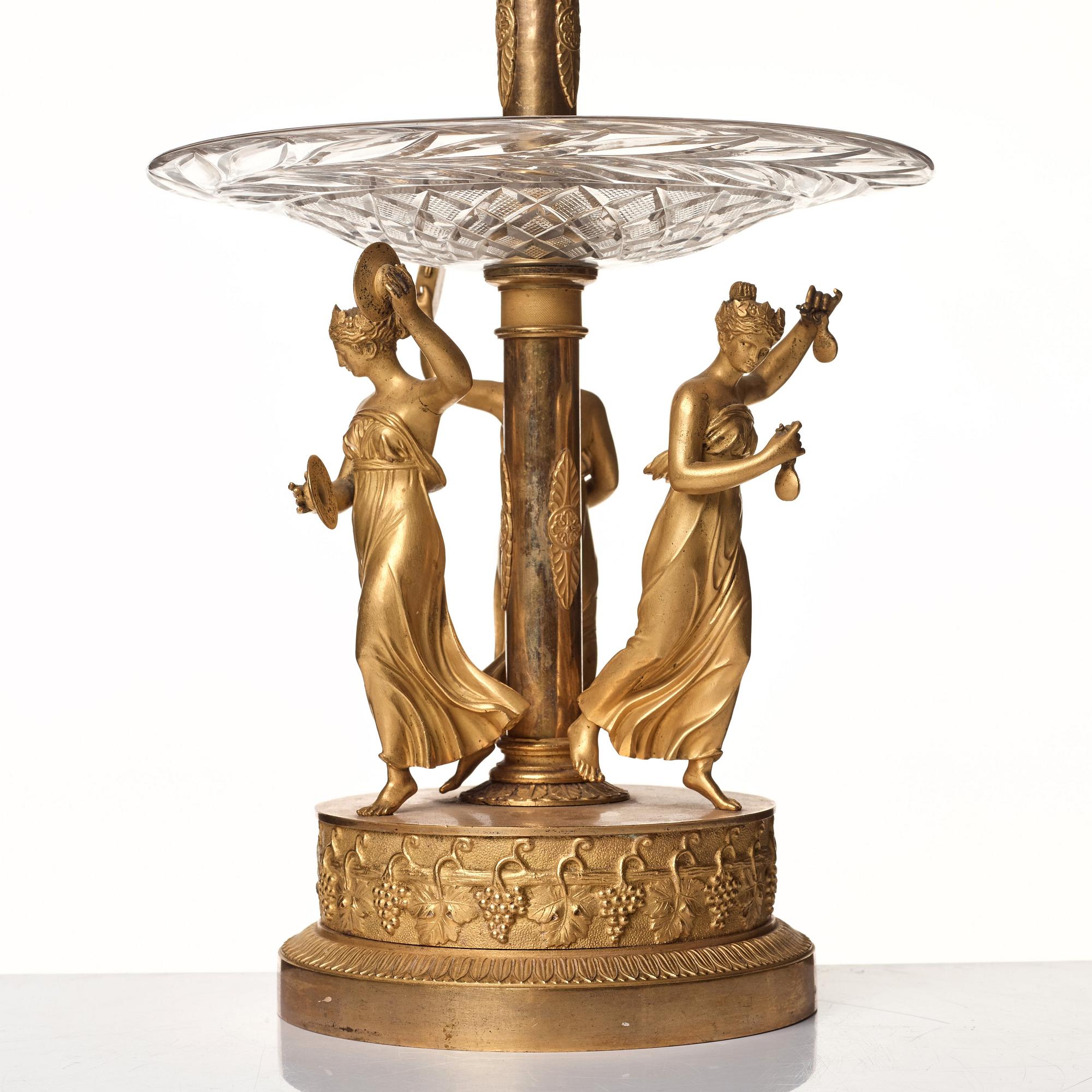 BORDSUPPSATSER, ett par, av Pierre Philippe Thomire (1751–1843) Paris, Empire.