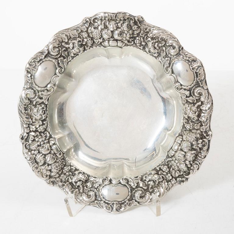 Fats, 3 pcs, silver, marked GAB, total weight approx. 400 g.