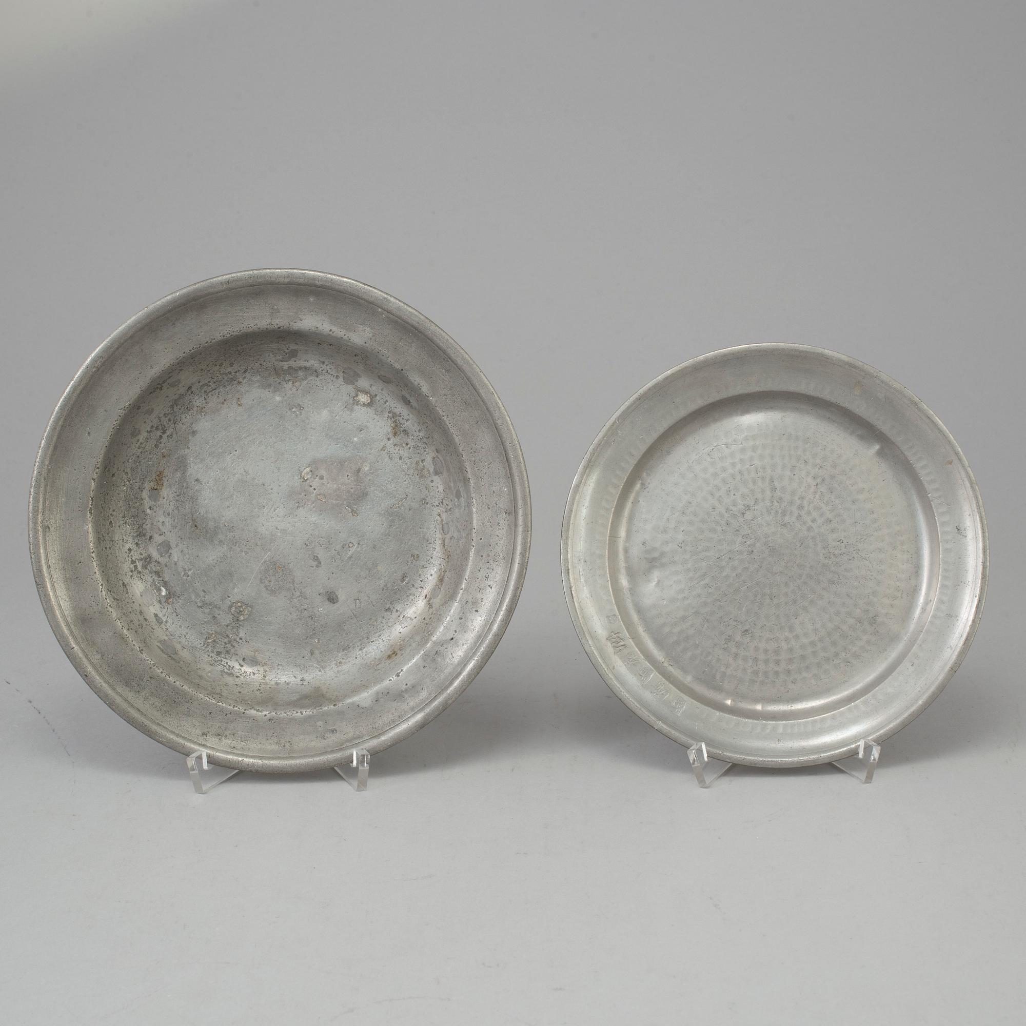 TENNFÖREMÅL, 13 st, 1800-tal.