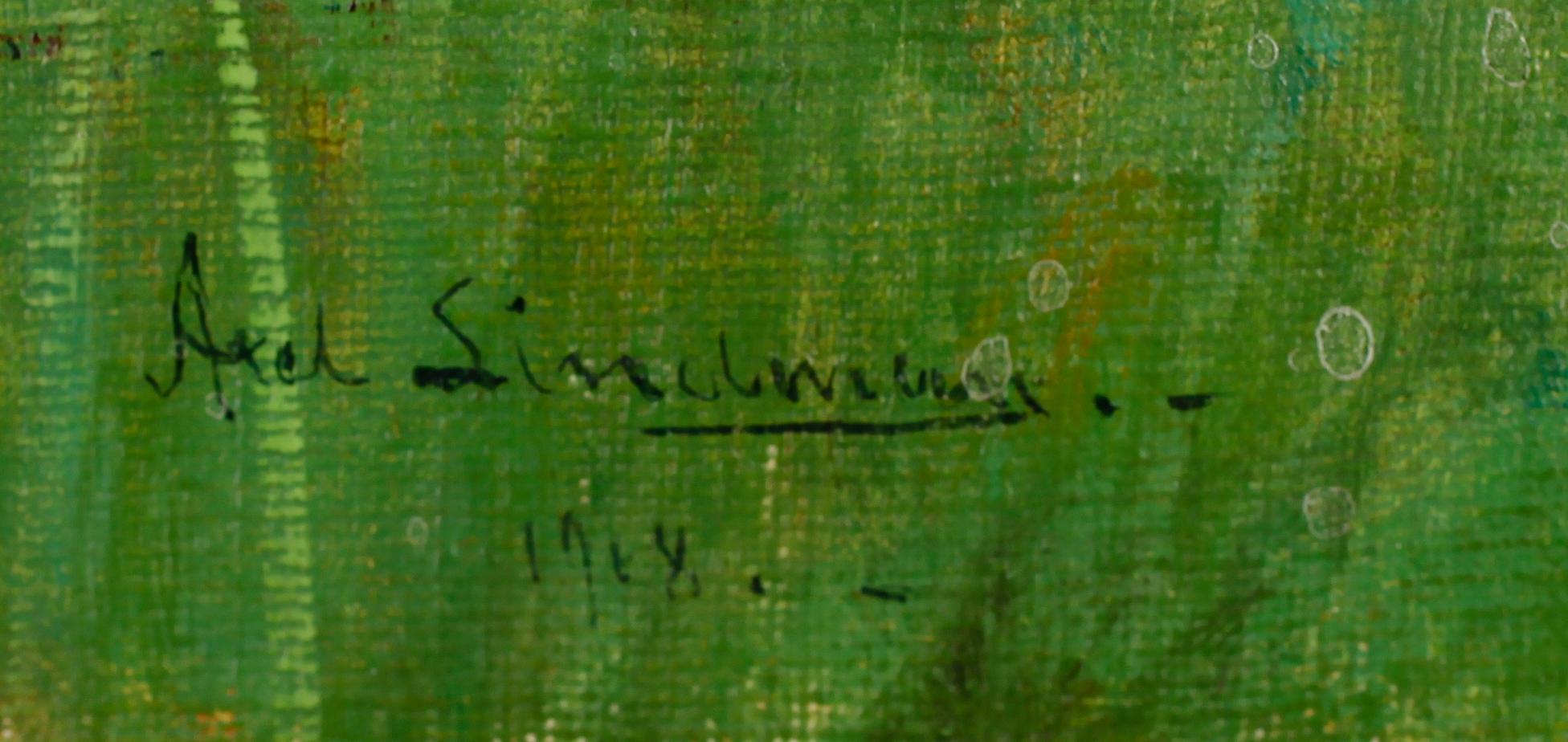 AXEL LINDMAN, olja på duk, sign och dat 1918.