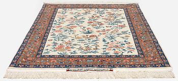 An Isfahan rug of 'Hunting' design, signed Seirafian (Ali Seirafian), c.166 x 109 cm.