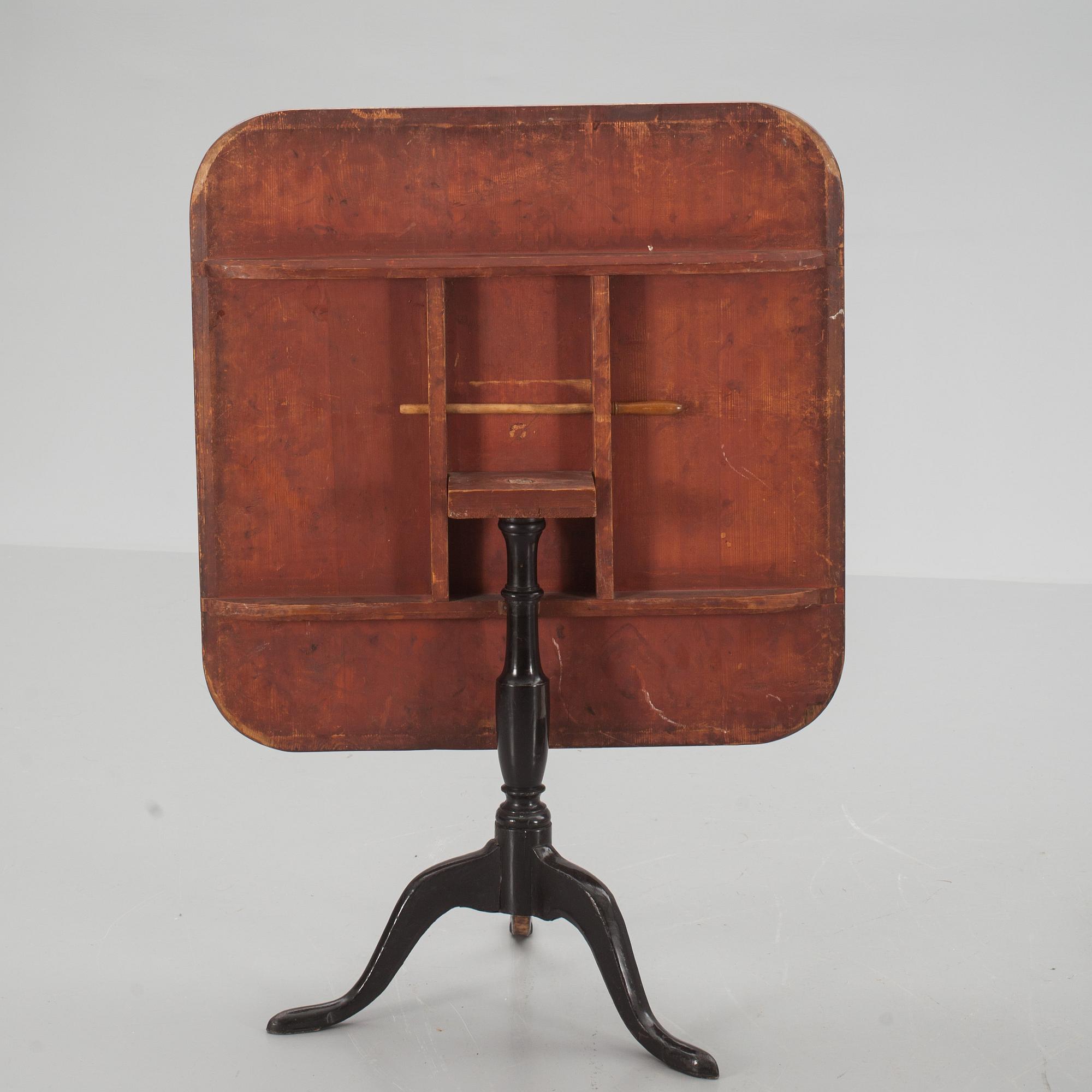 FÄLLBORD, 1800-tal.