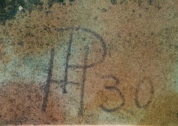 Henri Pfeiffer, akvarell signerad och daterad 30.