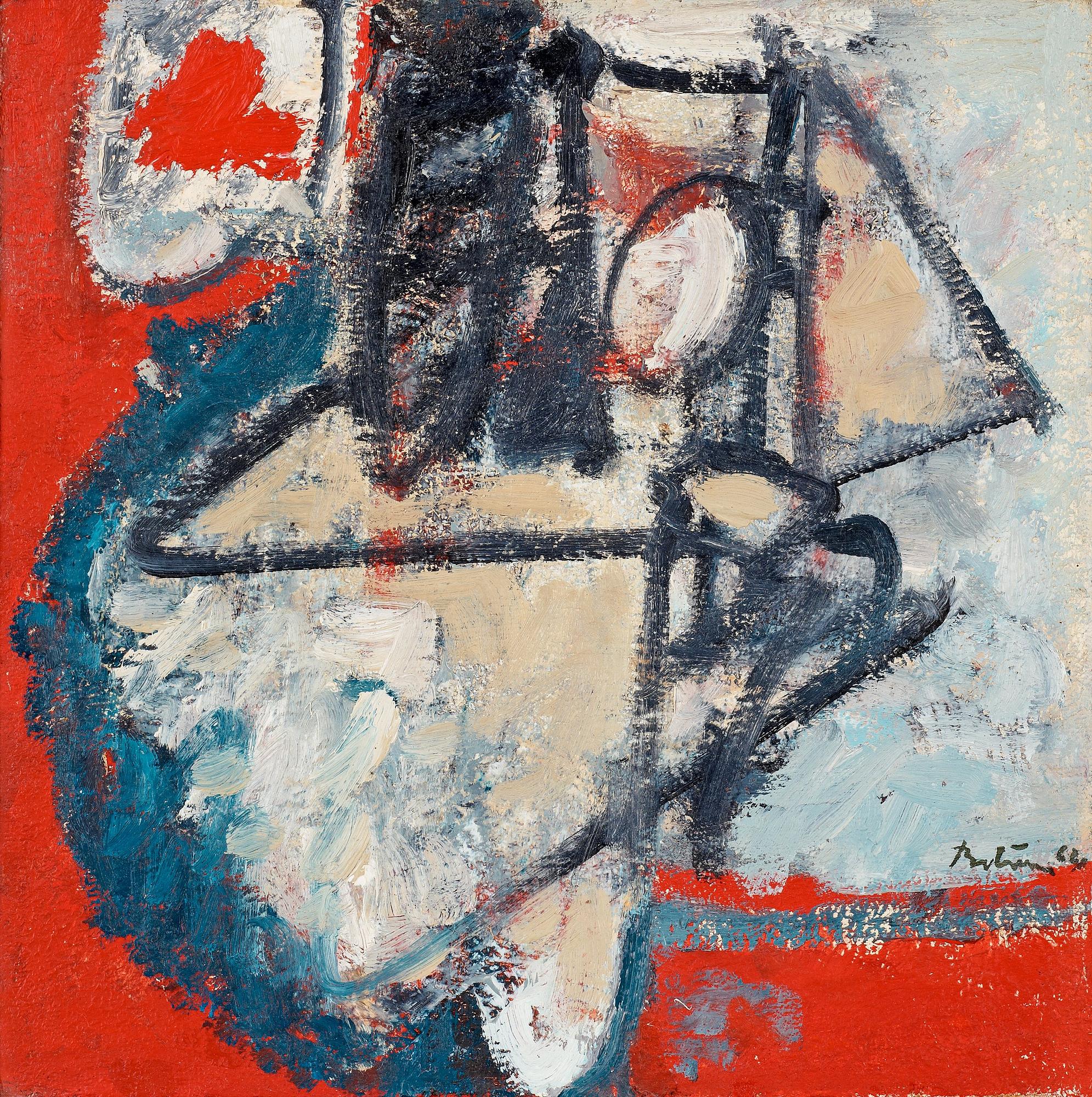 Albert Bitran, "Composition au chevalet".