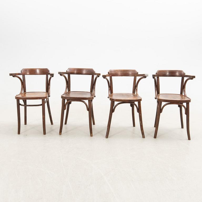Armchairs 4 pcs, first half of the 20th century.