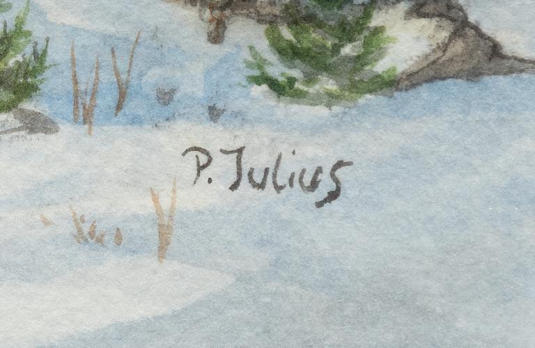 Per Julius. Vår/vinterbjörk.