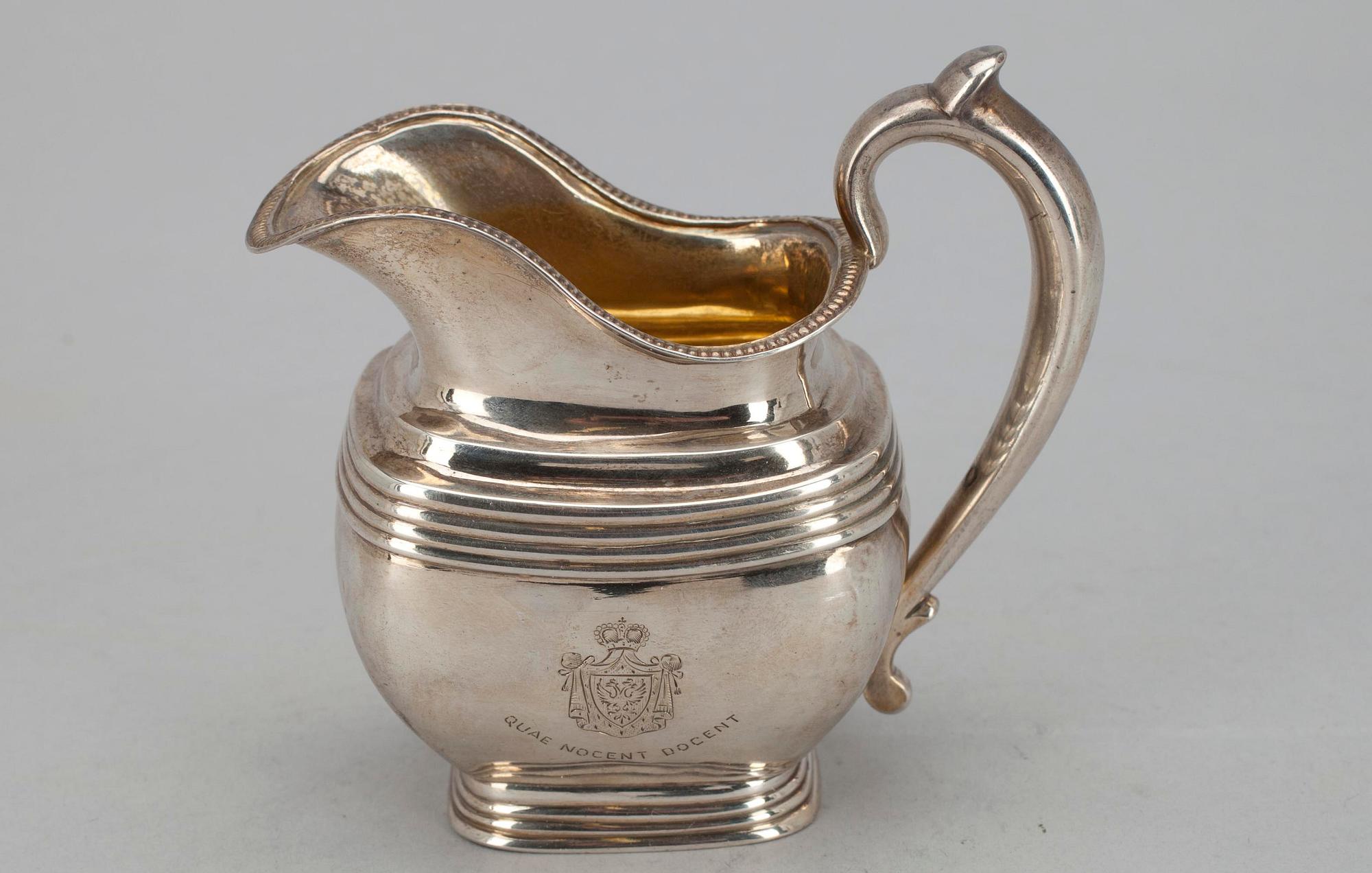 MJÖLKKANNA, silver, A. Speer, St. Petersburg 1836. Vikt ca 157g.