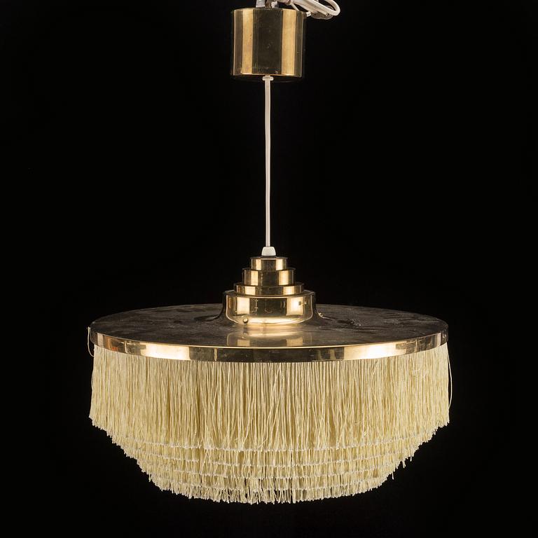 HANS-AGNE JAKOBSSON, taklampa, modellnummer 603, mässing, 1900-talets andra hälft.