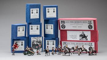 PARTI SOLDATER, Slaget Waterloo 1815, "All the Queens Men". 1900-talets slut.