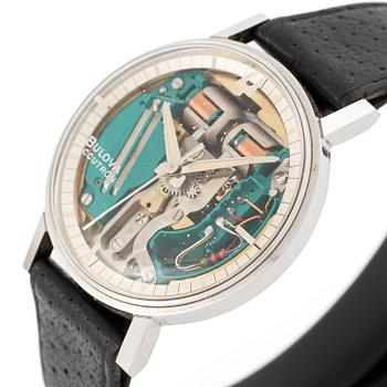 Bulova, Accutron, “Spaceview” wristwatch, 35 mm.
