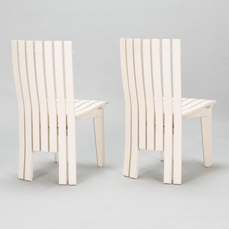 Alvar Aalto and Aino Aalto, a 5-piece 'Aurinko' (Sun-series) garden furniture suite for Artek 2008.