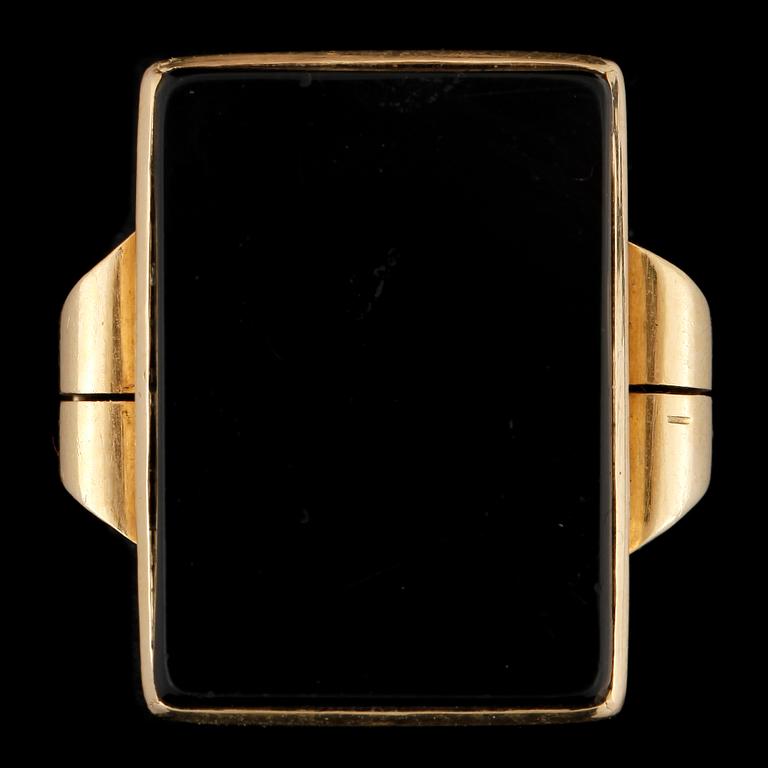 KLACKRING, 18k guld.