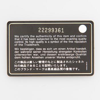 CHANEL, A Large Black Leather Shopping Bag.