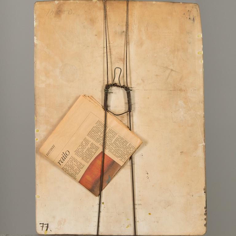 A ceramic relief, signed Bryk.