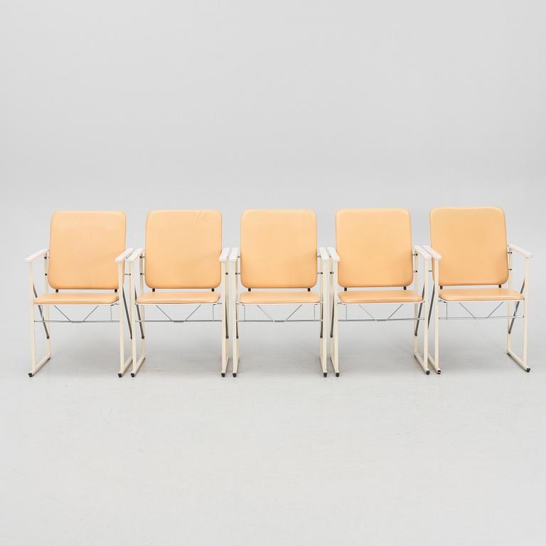 Yrjö Kukkapuro, a set of five chairs, Finland.