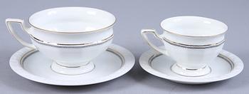 KAFFE- och TESERVIS, 30 delar, porslin, "Maria", Rosenthal.