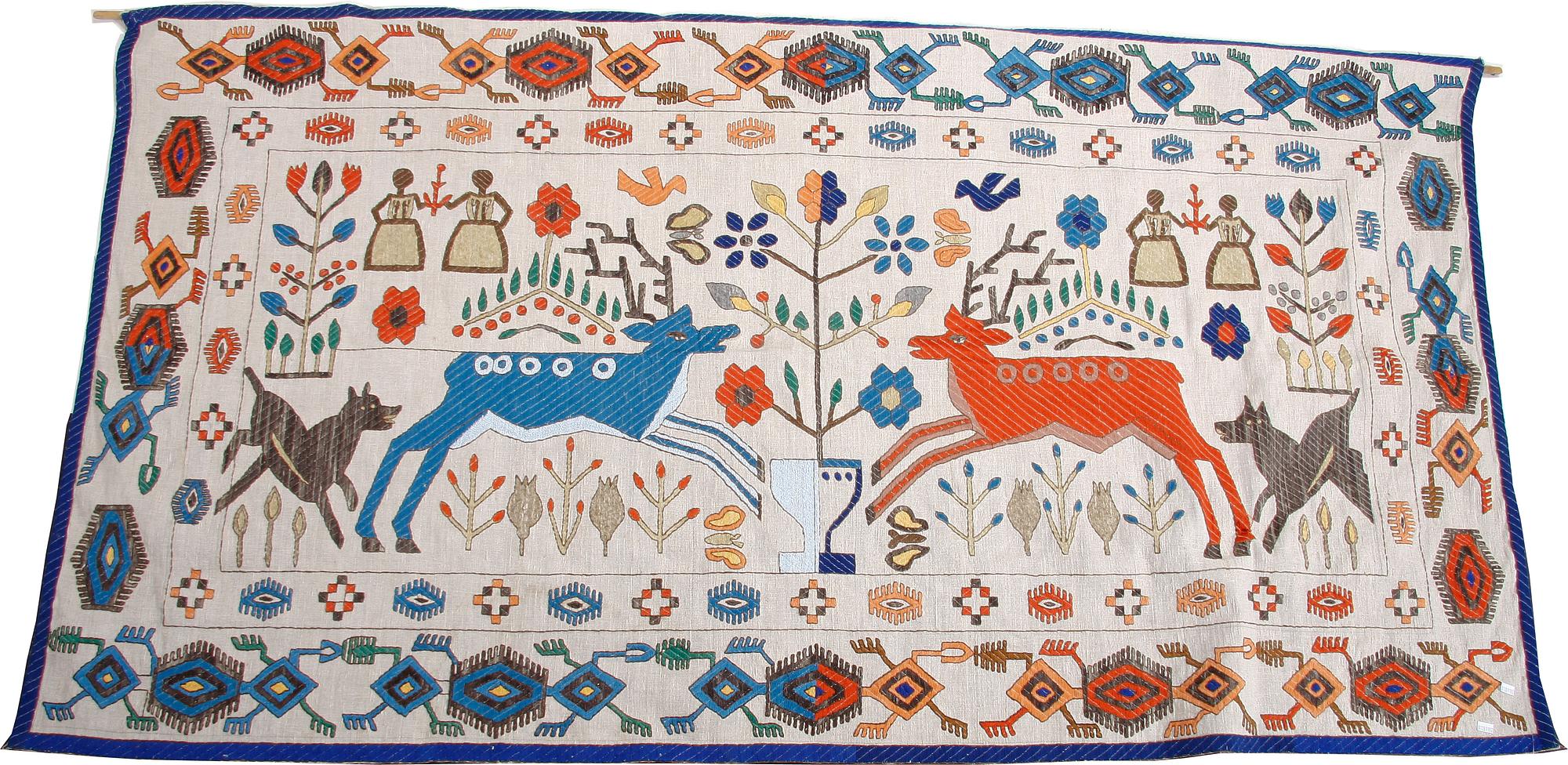 VÄGGVÄVNAD, 1900-tal.