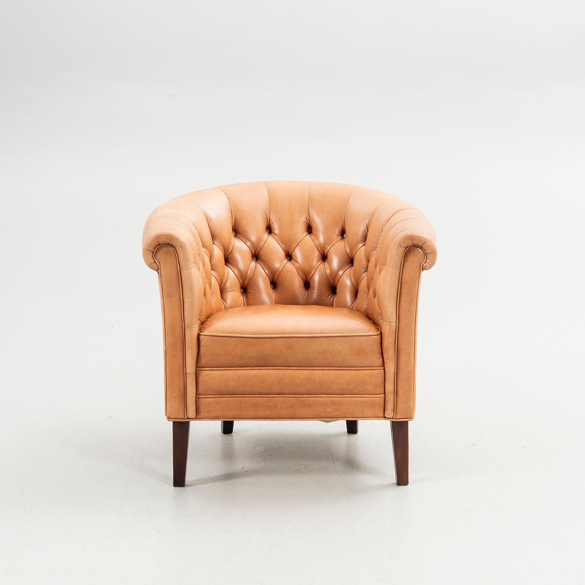 Club chair, 20th century.