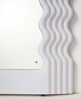Ettore Sottsass, an "Ultrafragola" mirror, Poltronova, Italy, 21st century.