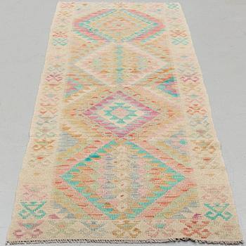 A runner, Kilim, ca 240 x 77.