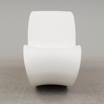 RON ARAD, a white polyethylene "Voido" rocking chair for Magis.