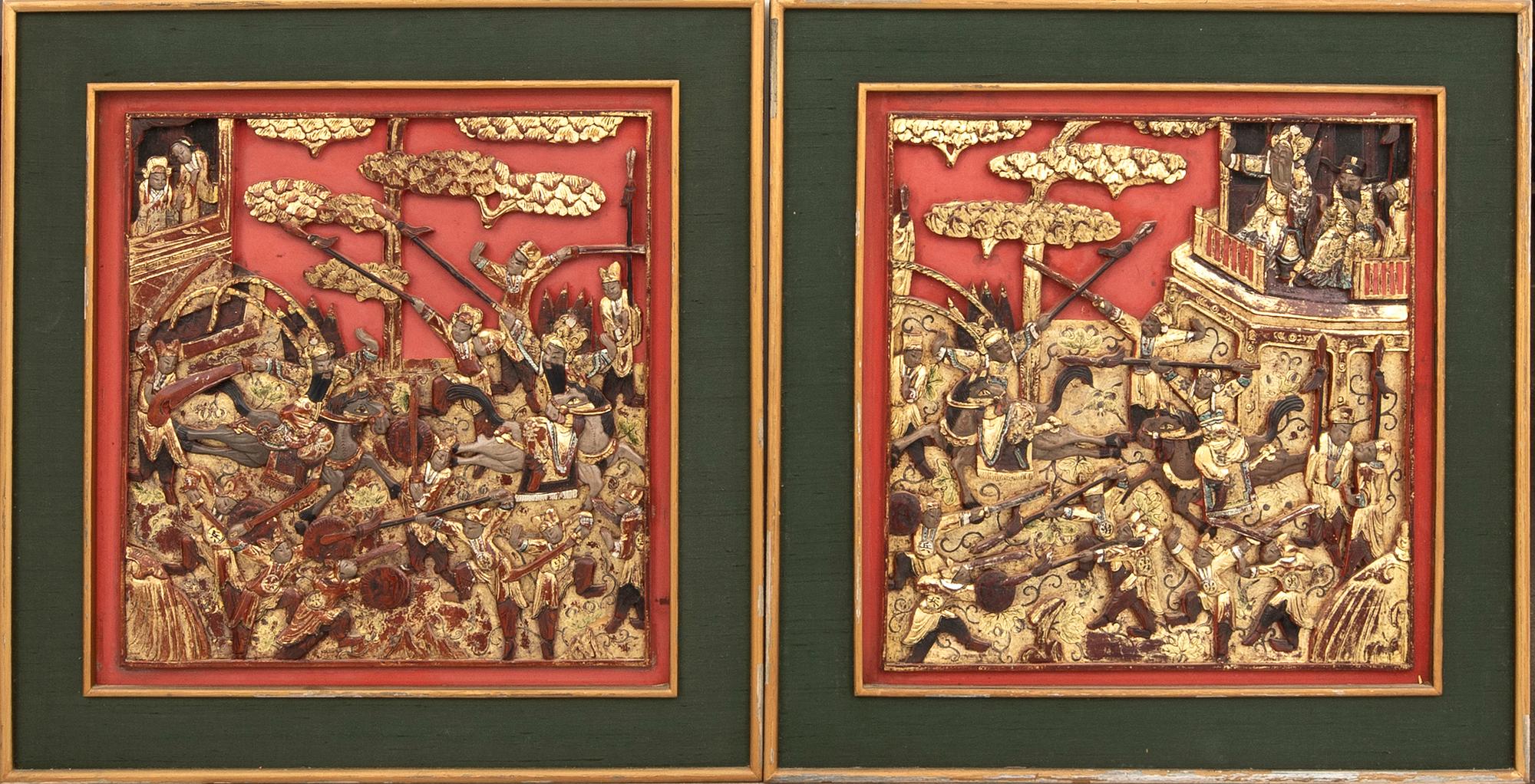 Paneler ett par Kina 1900-tal.